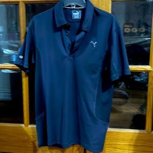 Pre-Owned Puma Men Golf Shirt, size medium, grey in great condition.